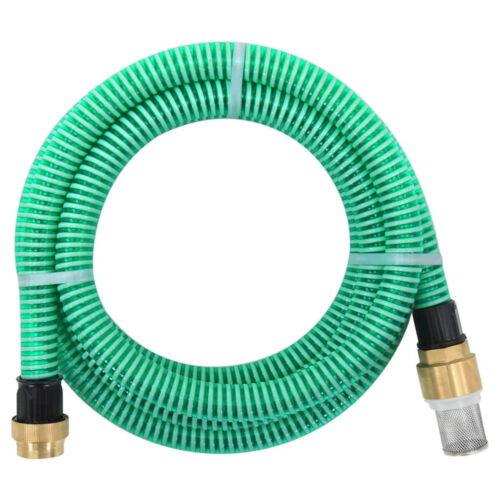 Suction Hose with Brass Connectors 15 m 25 mm Green U3C5