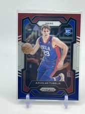 2023-24 Panini Prizm #283 Azuolas Tubelis Red White and Blue Prizm Rookie 76ers