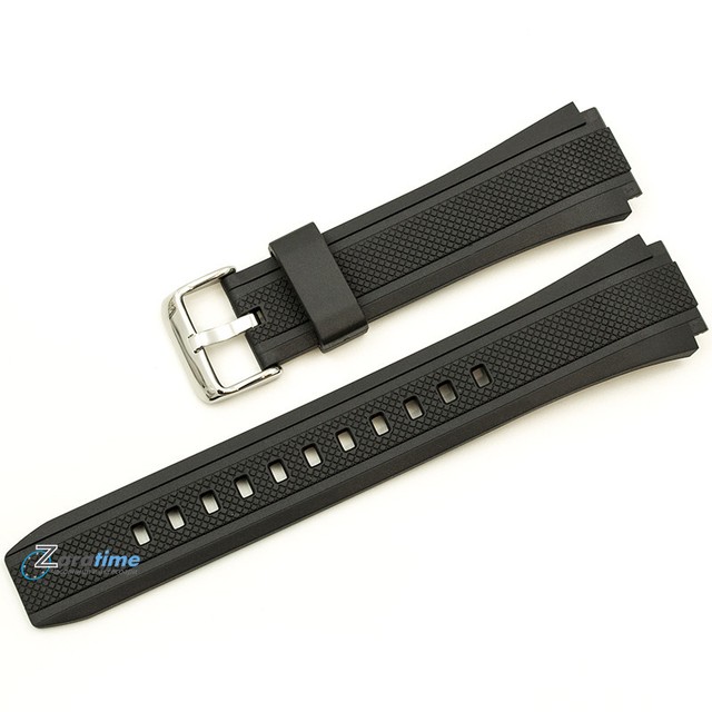 Casio Ef-552 Edifice 20mm Original Black Rubber Watch Band Strap Ef-552pb  for sale online | eBay