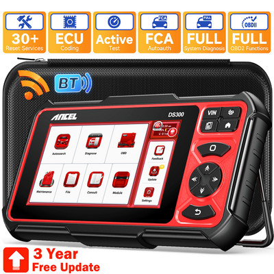 ANCEL OBD2 Scanner DS300 Bi-directional Diagnostic Tool Full System ECU Coding  