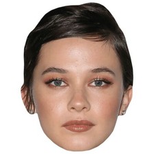 Cailee Spaeny Make Up Celebrity Mask, Flat Card Face