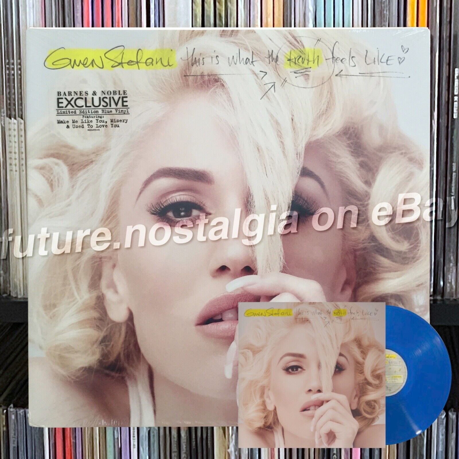 Gwen Stefani This Is What The Truth Feels Like 2016 Limited Colour Vinyl LP Rare
