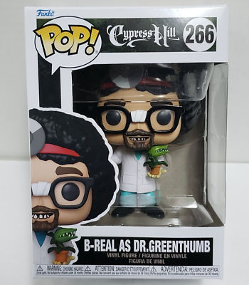 B-REAL as DR. GREENTHUMB - Cypress Hill Funko POP #266 Collectible