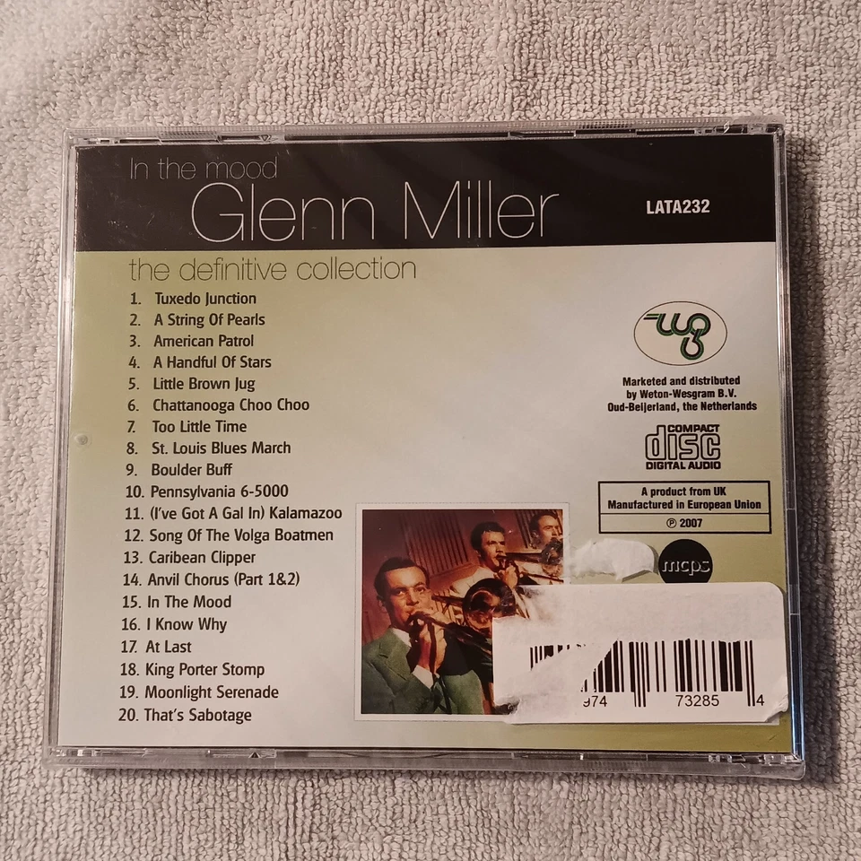 Glenn Miller - Definitive Collection (CD, 2007) New Sealed Music UK In The Mood Foto 2 de 4