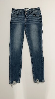BKE Denim Payton Jeans Skinny Distressed Fade Stretchy 26