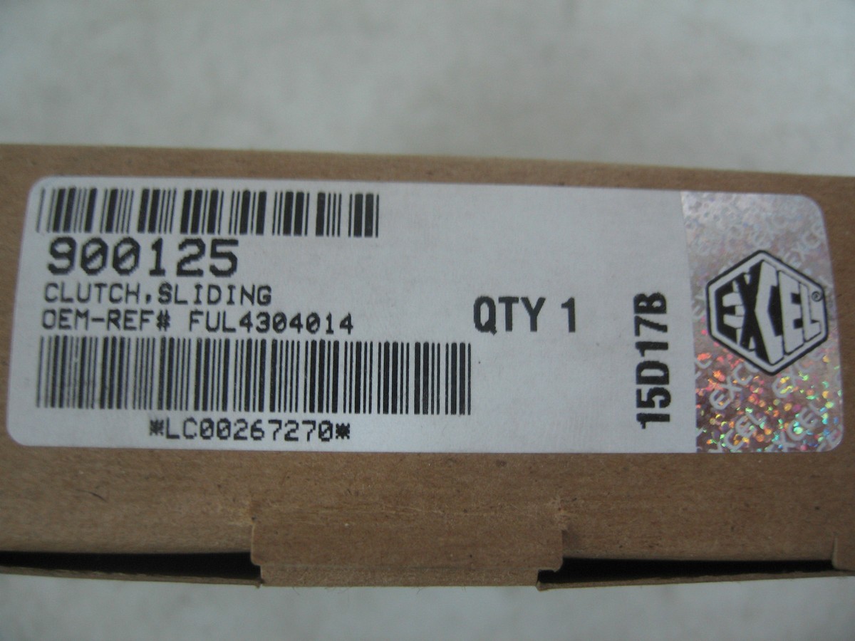 Transmission Sliding Clutch Gear Excel# 900125 Ref# Eaton