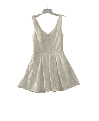 white lace top bridesmaid dress JANET 2 Piece Wedding Dress