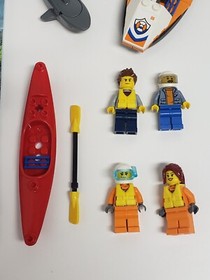 Lego City 60166 Heavy-duty Rescue Helicopter (4-5 Pieces Missing) With Manuals