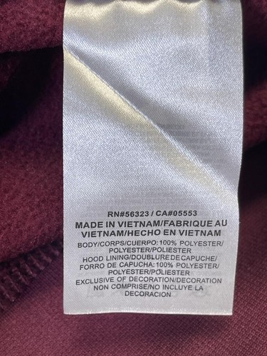 Nike Youth Montana Grizzlies Logo Hoodie, Dark Maroon, Medium - 第 12/13 張圖片