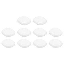 Earring Pads, 24pcs - Silicone Comfort Clip-on Earring Backs White,10x9mm 