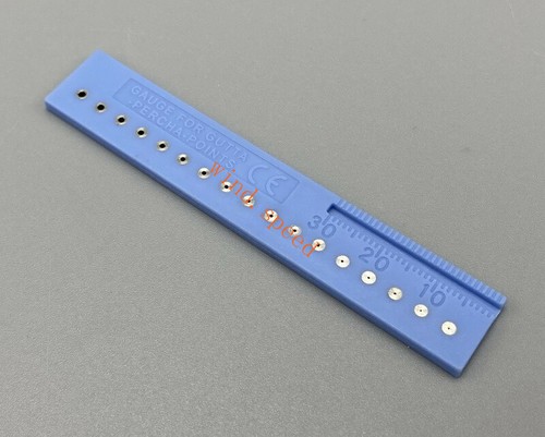 1Pc Dental Endodontic Span Gauge Ruler Gutta Percha Points Measure Scale Blue - Picture 6 of 8