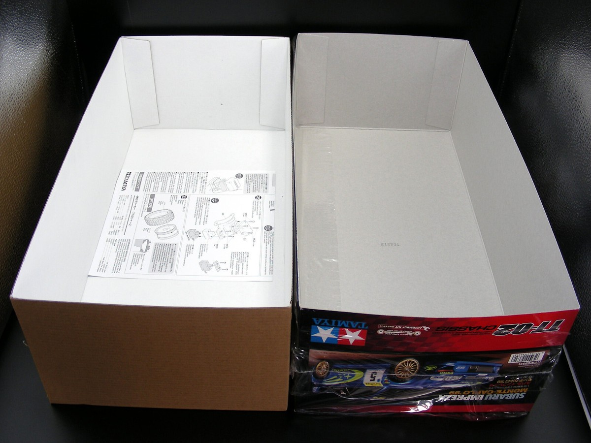 EMPTY BOX of 2016 Tamiya 58631 TT02 Subaru Impreza Monte Carlo '99