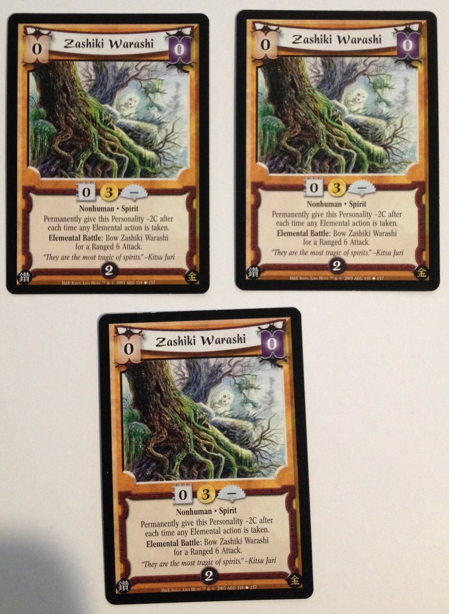 Zashiki Warashi (3) L5R Legend of the Five Rings CCG Heaven Zashiki Warashi (3) L5R Legend of the Five Rings CCG Heaven