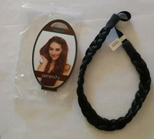 Serenity - Thick Braided Headband Accent by EasiHair Hairpieces -Dark Brown