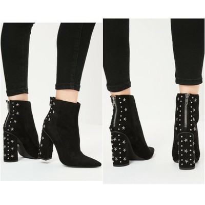 missguided black ankle boots