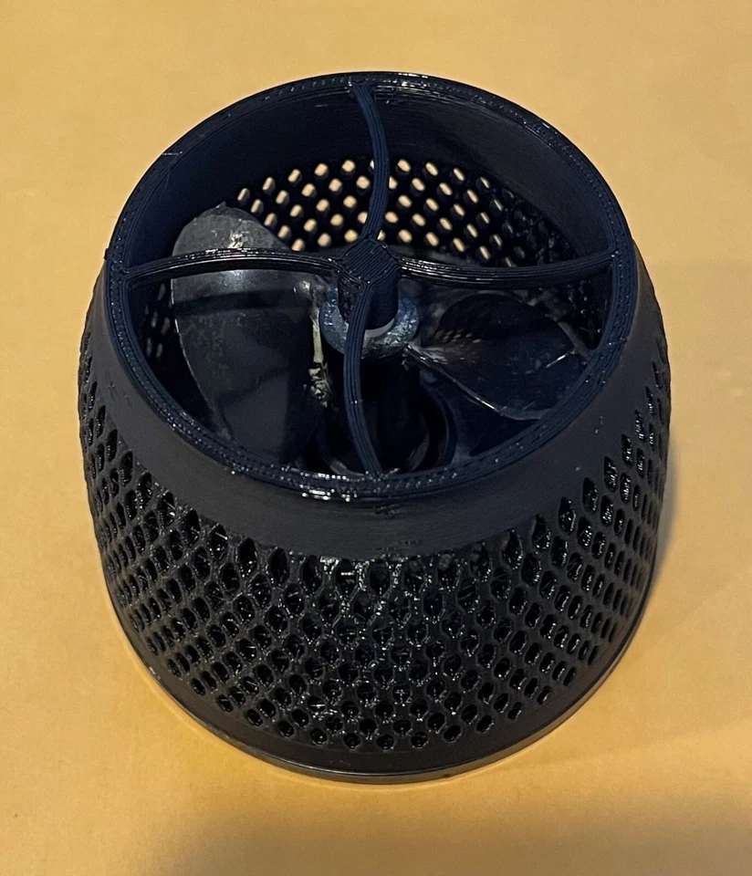 3D-gedruckter Ecotech Vortech Nassseitendeckel Ersatz Anemonenschutz MP40 PETG - Bild 2 von 4