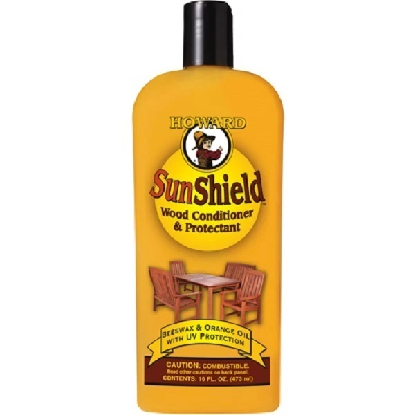 Howard Sun Shield UV Patio Furniture Wax, Beeswax, Orange Oil & UV Protection