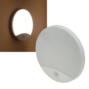 Led Wand Lampe Mit Pir Bewegungsmelder 230v 10 15w Eek A Ip44