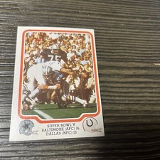 1979 Fleer Team Action Super Bowl V #61 - Dallas Cowboys Baltimore Colts