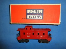 Lionel Postwar 6257 SP Red Caboose w/Original Box.