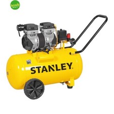 COMPRESSORE SILENZIATO SENZA OLIO STANLEY LT.50 - 1,3 HP - 8 BAR - 1500 WATT - 2