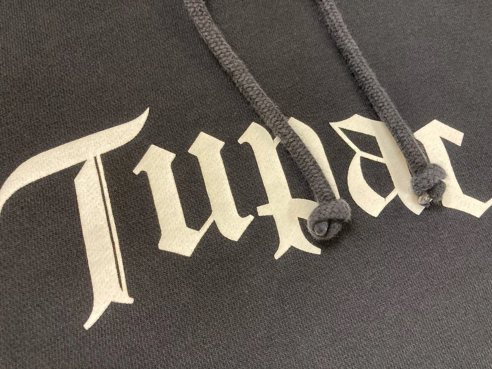 H&M 2pac Tupac Shakur Orando Mano Gráfico Pullover Sudadera con Capucha Hombres XS Negro Foto 4 de 4