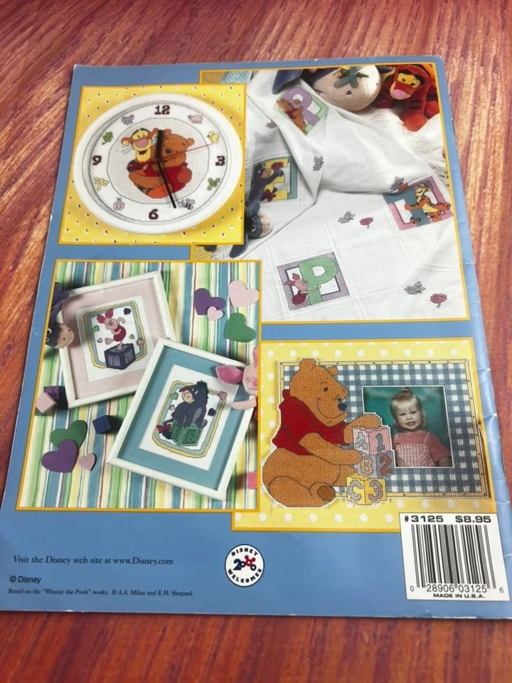 Pooh Baby Collection Cross Stitch 2000 Disney Pattern Book - Image 2 of 2