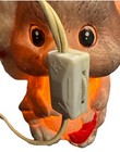 Vintage 1970's Christmas Ceramic Mouse Night Light Switch Decoration WORKS Gift — photo 5