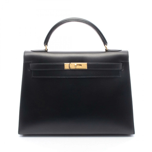 Hermes Kelly 32 Outside stitching 2WAY Handbag Calf Cowhide Box calf r30_0603