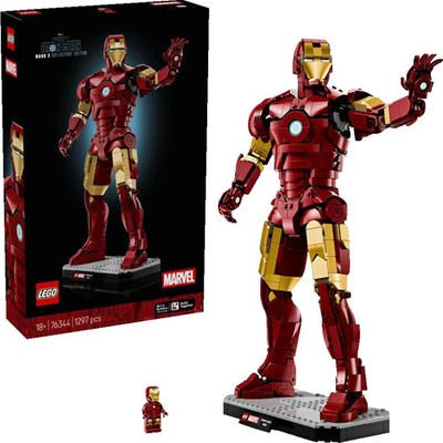 LEGO Super Heroes 76344 Iron Man Mark 3 Sammleredition Klemmbausteine Bausatz