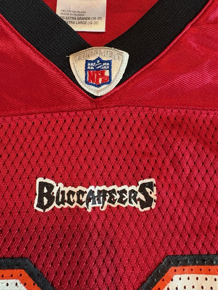 Camiseta deportiva vintage Reebok NFL Tampa Bay Buccaneers Warren Sapp #99 juvenil XL roja (A27) Foto 4 de 4