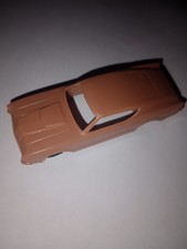 Rose vintage JVZ Co. Voiture jouet plastique 1969 Mercury Cyclone CJ promotion céréales 3"