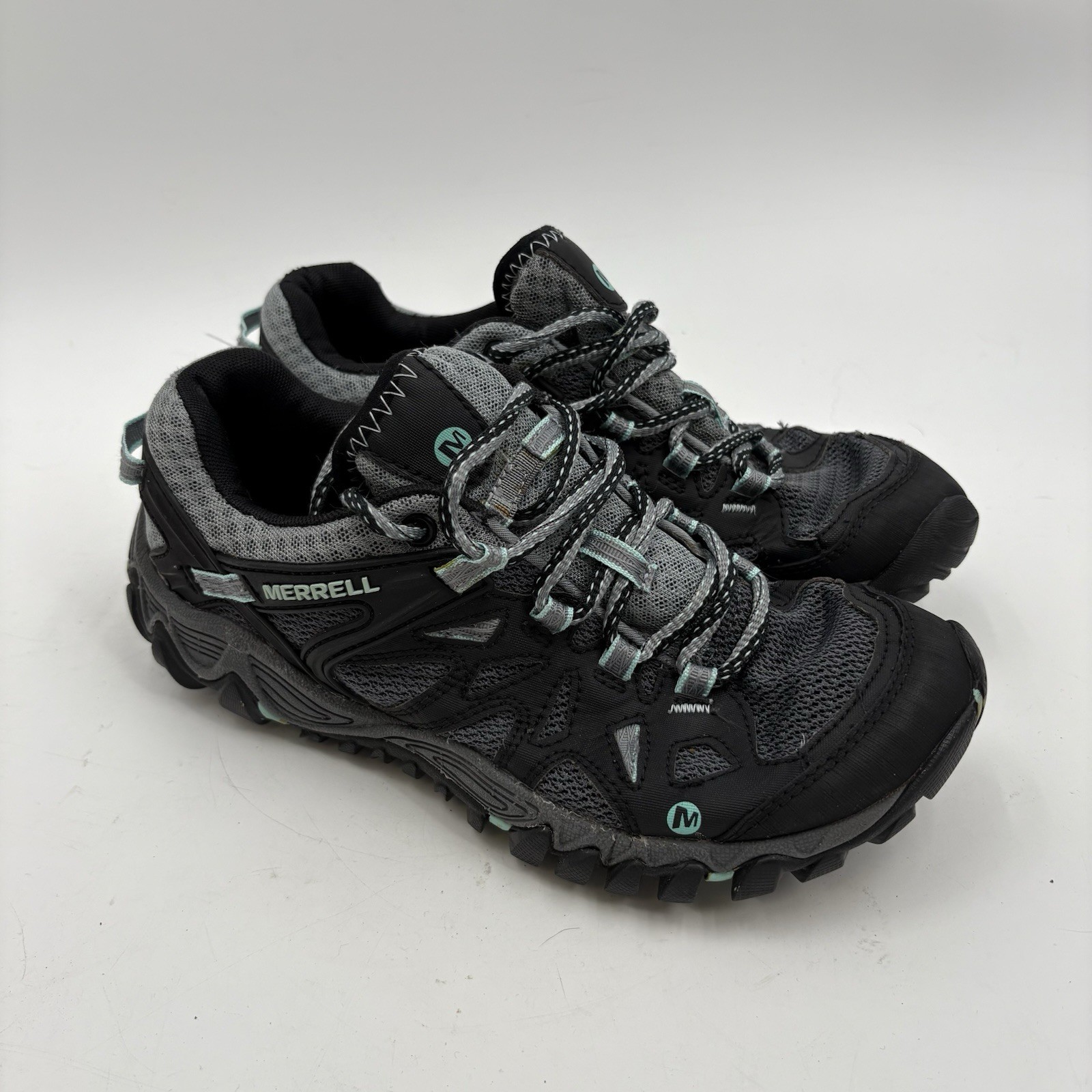 Scarpe da trekking Merrell All Out Blaze da donna taglia 6 5 nere trail running J65022