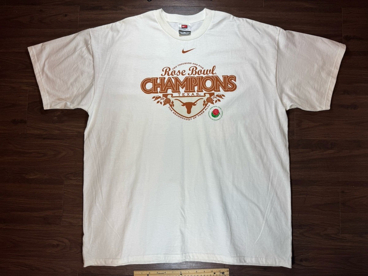 2005 Texas Longhorns Rose Bowl Champions T-shirt - 2XL - Unworn | eBay