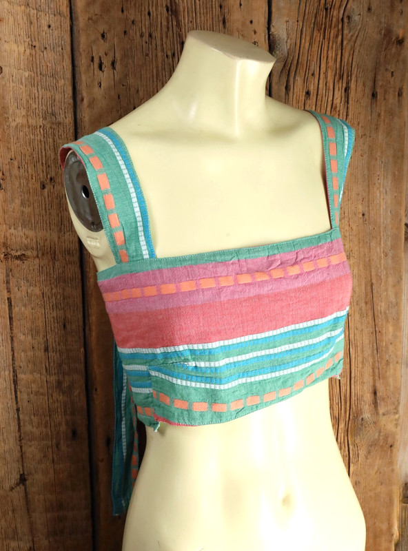 Pearl & Caviar Alonissos Crop Top Size S/M