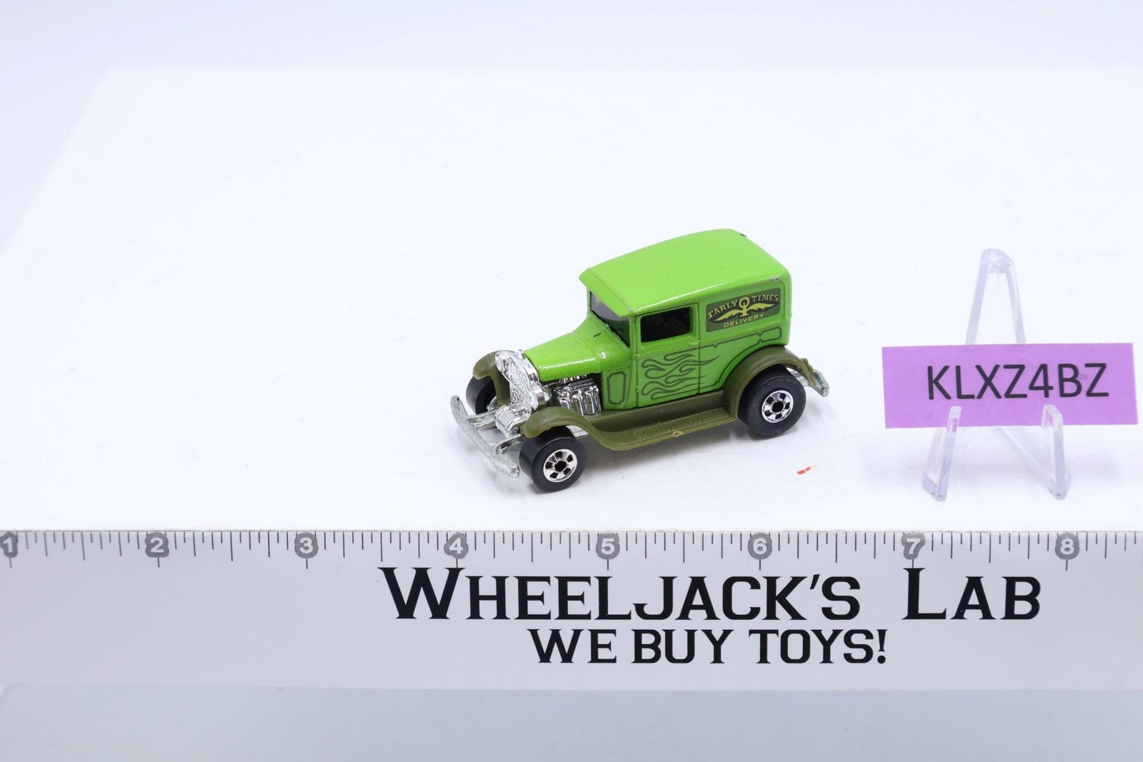 A-OK Early Times Delivery Truck Green Blackwall 1977 Mattel Vtg Hot Wheels HK
