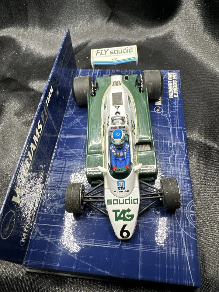 1/43 MINICHAMPS 430 820006 WILLIAMS FW08 1982 WORLD CHAMPION KEKE ROSBERG USA - Image 3 of 4
