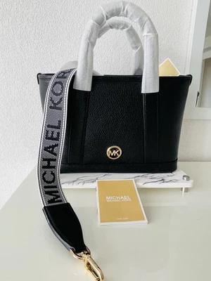 Sac En Cuir Grainé Michael Kors Noir Neuf - Photo 1/4