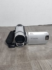 Canon FS300 SD Camcorder Silver Good Clean With Battery No Charger