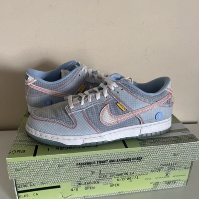 Size 10 - Nike Dunk Low x Union LA Passport Pack - Argon