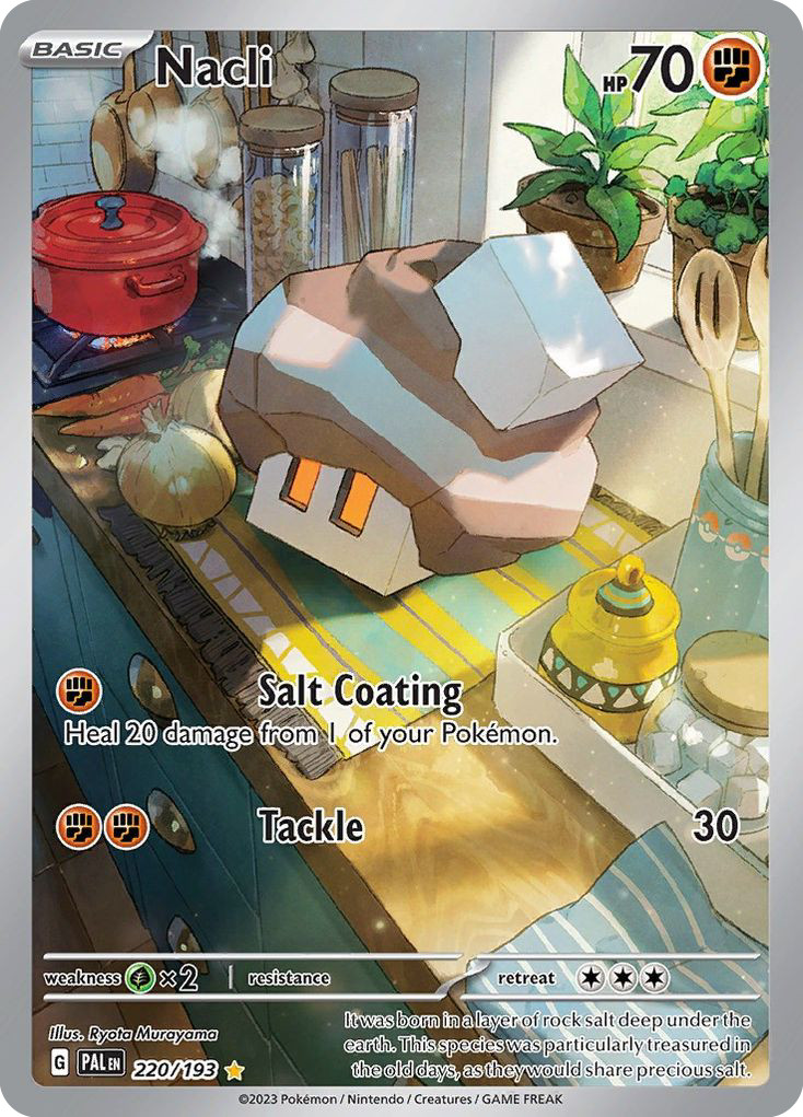 Nacli - Holo SV2 Paldea Evolved 220/193 NM Pokemon