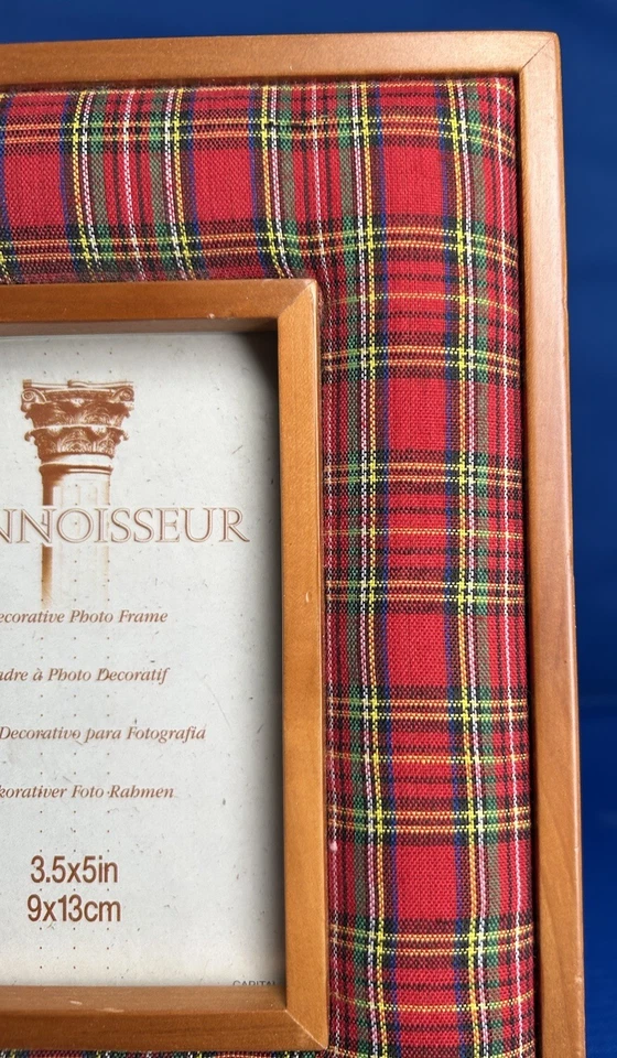 Фоторамка знатока 3,5x5 уникальная клетчатая подушка - Изображение 2 из 3