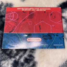 Mario Tennis - Nintendo Virtual Boy - Instruction Manual Only