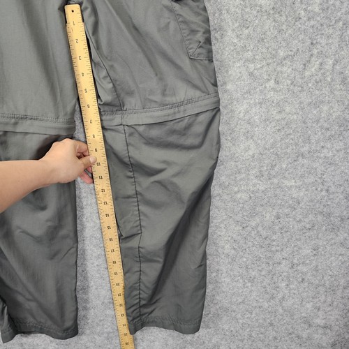 Columbia Convertible Pants Boys Medium 10 12 Gray Cargo Omni Shade Utility 26x25 - Picture 6 of 10