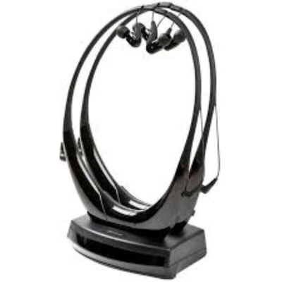 amplicomms TV150 In-Ear HiFi Funkkopfhörer für TV & HiFi – Infrarot – schwarz...