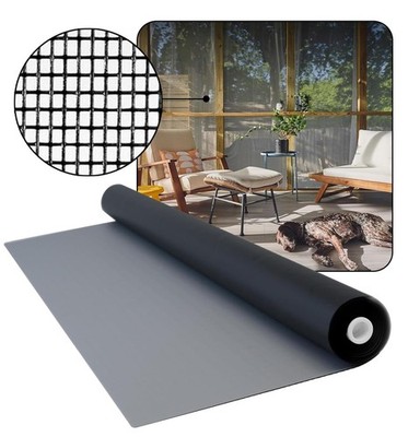 DOCA 72 in x 100 ft Window Screen Mesh - Window Screen Replacement, Fiberglas...