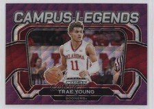 2024-25 Panini Prizm Draft Picks Campus Legends Purple Wave Trae Young #7 11gl