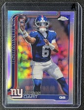 JAXSON DART 2025 TOPPS CHROME #306 ROOKIE REFRACTOR RC GIANTS (A)
