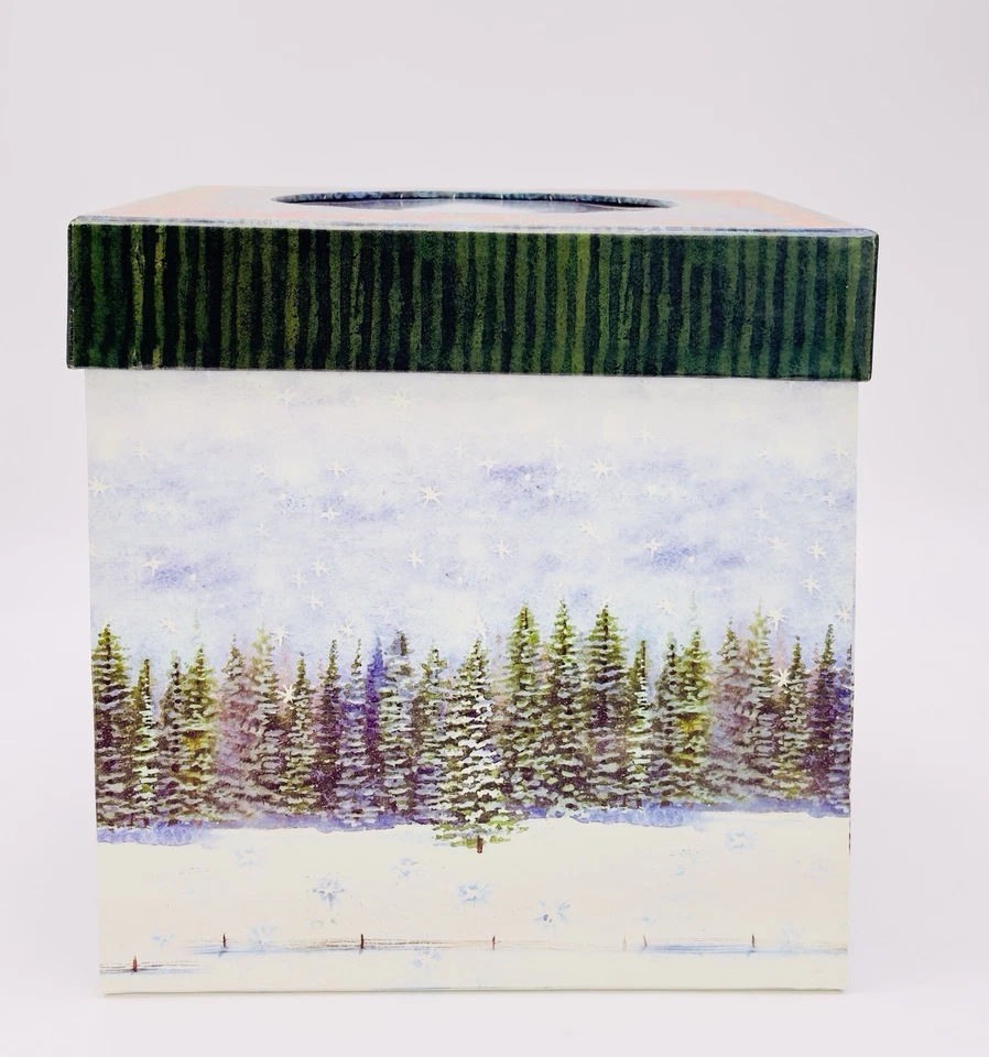 Farmhouse Winter Art 7 Nesting Boxes Set Perfect for Holiday Decorating or Gifts - Image 4 of 4