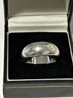 Vtg Chunky/Heavy (15.4g) Sterling Silver 8.5mm Wide Band Ring. Sz P. IBB HM’d
